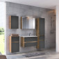 Held Möbel Lucca Waschtisch mit Unterschrank - 80 cm Ambiente