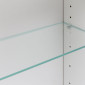 Held Möbel Pienza Spiegelschrank 3D - 100 cm Glaseinlegeboden