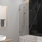 Repabad Arosa shower Raumspar-Badewanne - 170 rechts - Duschglas