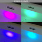 Riho Badewannen Oval-Badewanne Desire Back2Wall mit Sparkle Mood System,