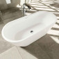 Riho Freistehende Badewanne Inspire-Acryl - 160 x 75 cm,  Farbe: Weiß