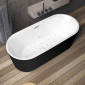 Riho Badewannen Oval-Badewanne Modesty mit Sparkle Mood System, Ambiente