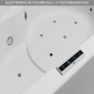 Riho Easypool Whirlpool/elektronische Steuerung Winnipeg 145 x 145, Touch 2