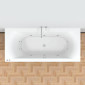 Riho Easypool Whirlpool/mechanische Steuerung Lima 180 x 80 cm, Ambiente