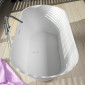 Riho Freistehende Badewanne Barcelona - Solid Surface - 170 / 70 weiß Ambiente
