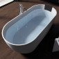Riho Freistehende Badewanne Bilbao  Solid Surface  170 / 80, weiß matt, Ambiente