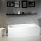 Riho Freistehende Badewanne Madrid-Solid Surface - 180 / 86, weiß matt, Detail