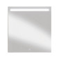 Nobilia Elements Flächenspiegel mit horizontalem LED- Lichtfenster 80 cm