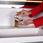 Bravat Royal Bath Urban Loft-Line Waschtischarmatur in gold, Ambiente