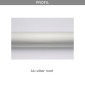 Breuer Fara 4 Falttür 2-teilig mit Seitenwand Profil Alu Silbermatt
