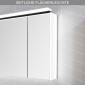 Puris Cool Line Spiegelschrank - seitliche Flächenleuchte