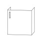 Puris Kera Plan Waschtischunterschrank Ideal Standard CUBE 550 Compact Skizze