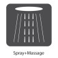 Avenarius Shower Handbrause Strahlart Spray Massage