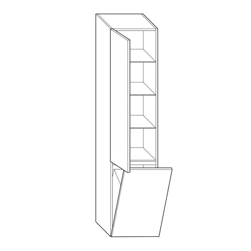 Burgbad Accura Hochschrank