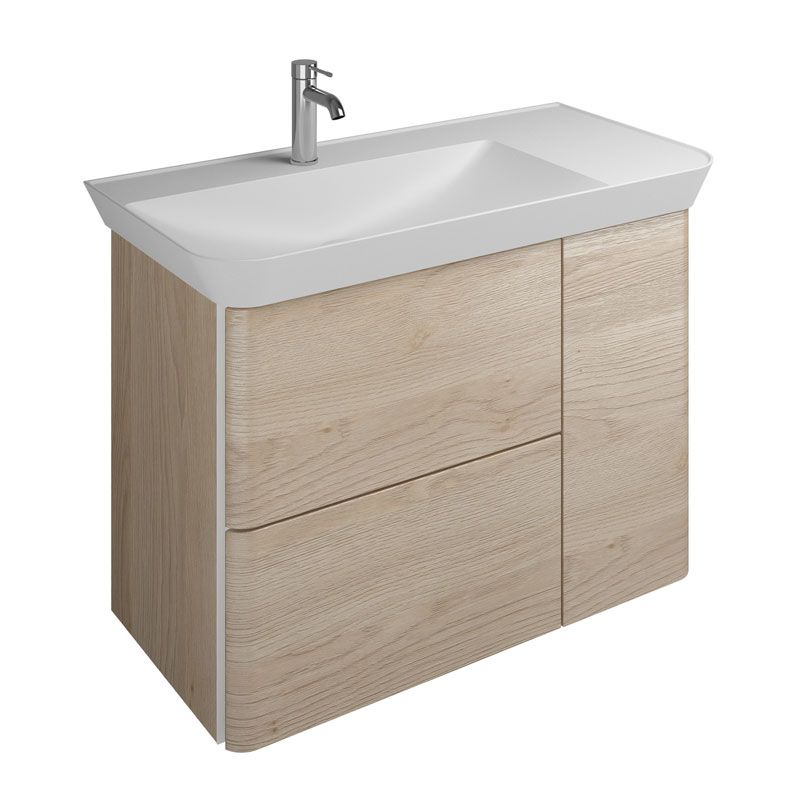 Burgbad Iveo Waschtisch mit Unterschrank