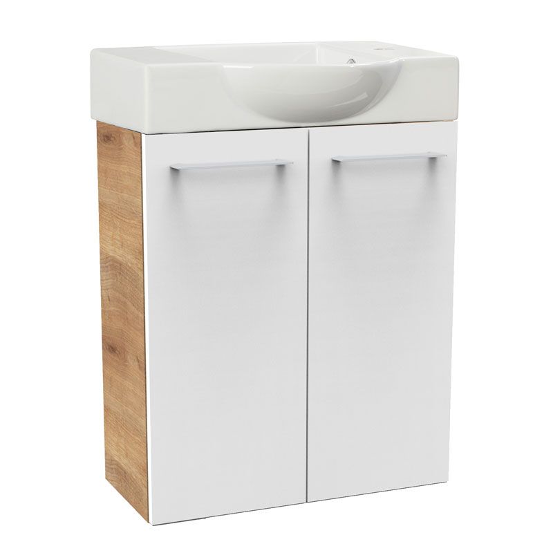 Fackelmann Small Bathroom Collection Waschtisch mit Unterschrank