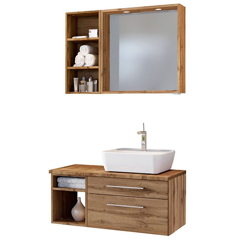 Held Möbel Davos Badmöbel Set