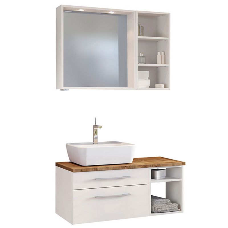 Held Möbel Davos Badmöbel Set