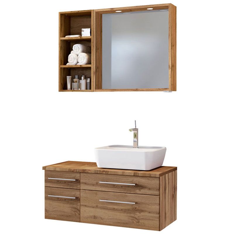 Held Möbel Davos Badmöbel Set