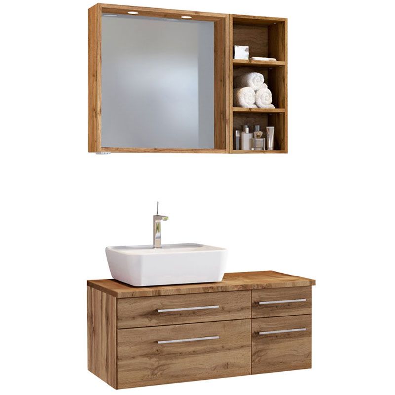 Held Möbel Davos Badmöbel Set