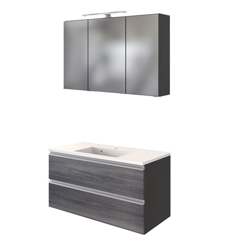 Held Möbel Arezzo Badmöbel Set