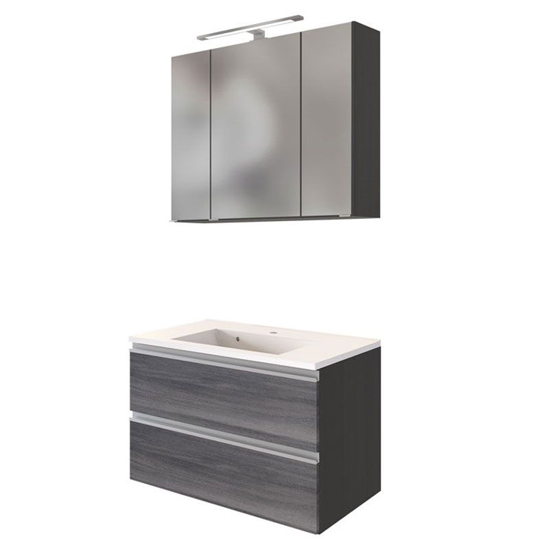 Held Möbel Arezzo Badmöbel Set