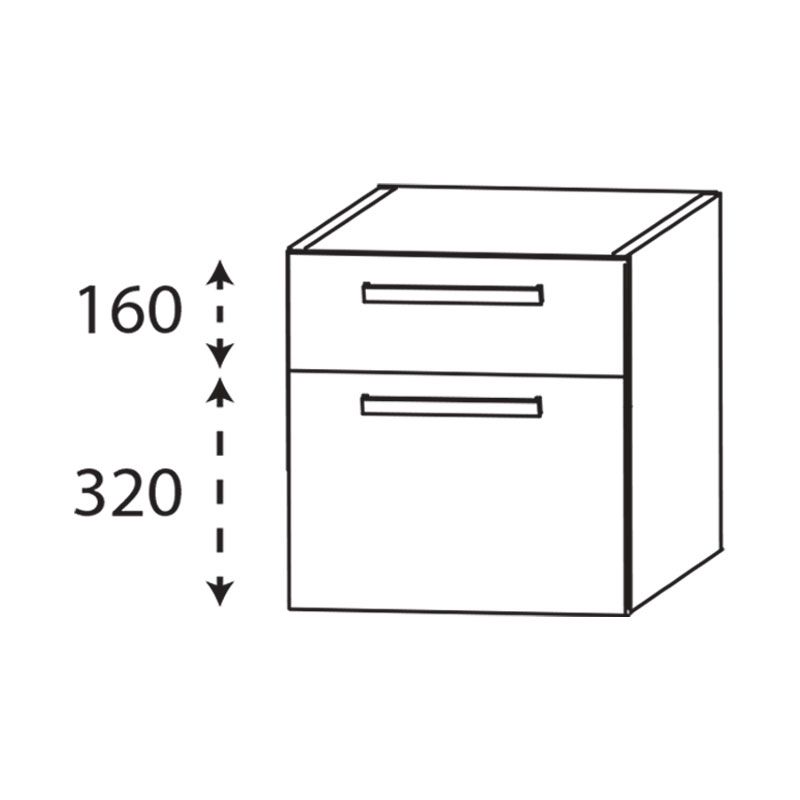 Laguna Platino 2.0 Plattenunterschrank