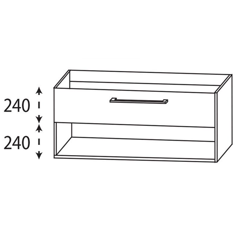 Laguna Platino 2.0 Waschtischunterschrank