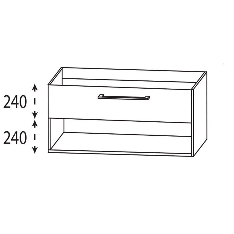 Laguna Platino 2.0 Waschtischunterschrank