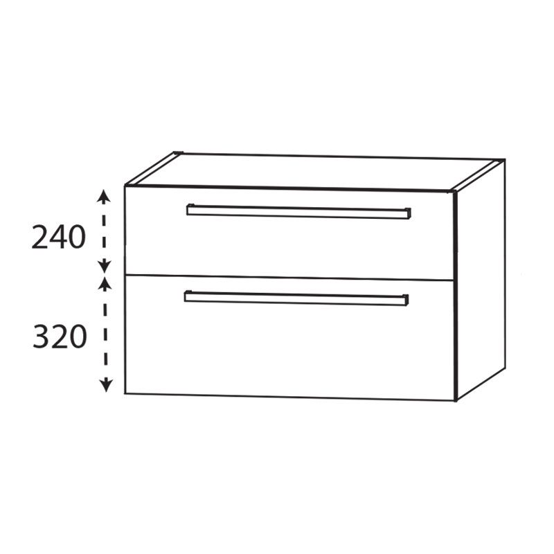 Laguna Platino 2.0 Waschtischunterschrank