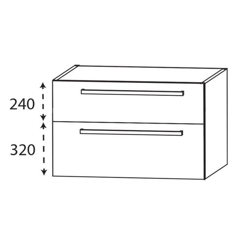 Laguna Platino 2.0 Waschtischunterschrank