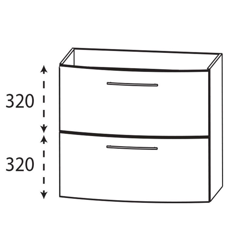 Laguna modern classic Waschtischunterschrank