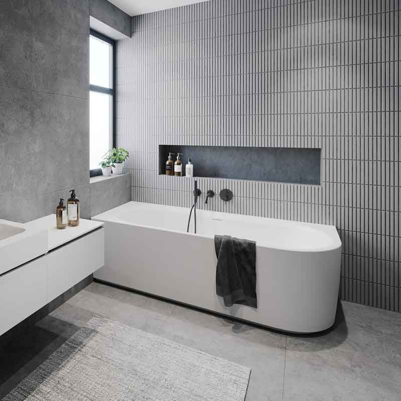 Riho Badewannen Eck-Badewanne