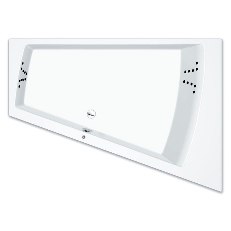 Repabad Genf Duo Eck-Whirlpool