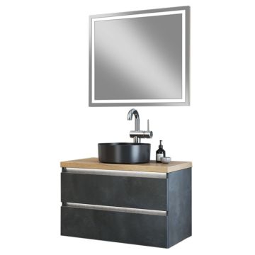 Badea Pure Badmöbel Set 7 - 80 cm