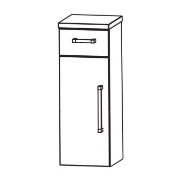 b collection b bright Highboard - 30 cm Skizze