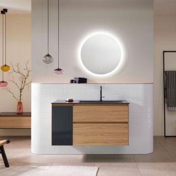 Burgbad Accura Badmöbel Set 112 cm Ambiente