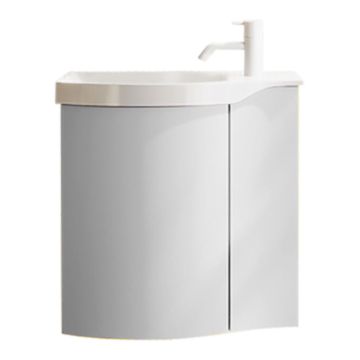 Burgbad Sinea 3.0 Waschtisch mit Unterschrank Gäste Bad Set 6 - 52 cm