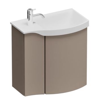 Burgbad Sinea 3.0 Waschtisch mit Unterschrank Gäste Bad Set 6 - 52 cm