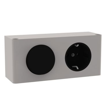 Fackelmann Compact Line Schalter-Steckdosen-Elem. - 13,9 cm