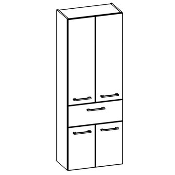 Marlin 3250star Hochschrank - 60 cm Skizze