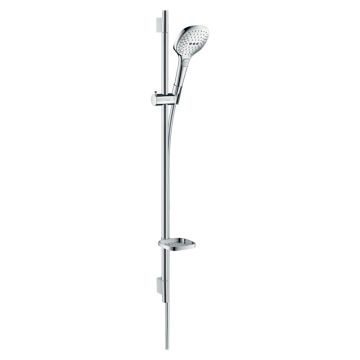 Hansgrohe Raindance Select E Brauseset 120 3jet EcoSmart in weiss/chrom