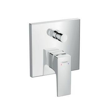 Hansgrohe Einhebel-Wannenmischer Unterputz mit Hebelgriff-Metropol, chrom