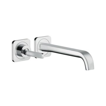 Axor Citterio Waschtischarmatur Unterputz mit Auslauf 221 mm und Rosetten