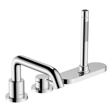 Hansgrohe Tecturis S Waschtischarmatur - 3-Loch Einhebel-Wannenrandmischer
