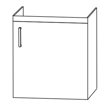 Laguna Waschtischunterschrank 40 cm Skizze