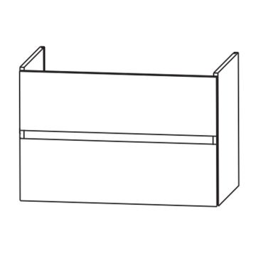 Laguna Waschtischunterschrank 78 cm Skizze