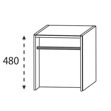 Laguna Platino 2.0 Plattenunterschrank - 30 cm Skizze