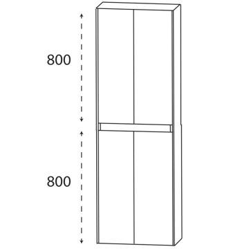 Laguna Highline 250 Mittelschrank - 62,2 cm