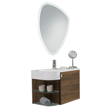 Marlin Gästebad 3010.3 Badmöbel Set 65 cm